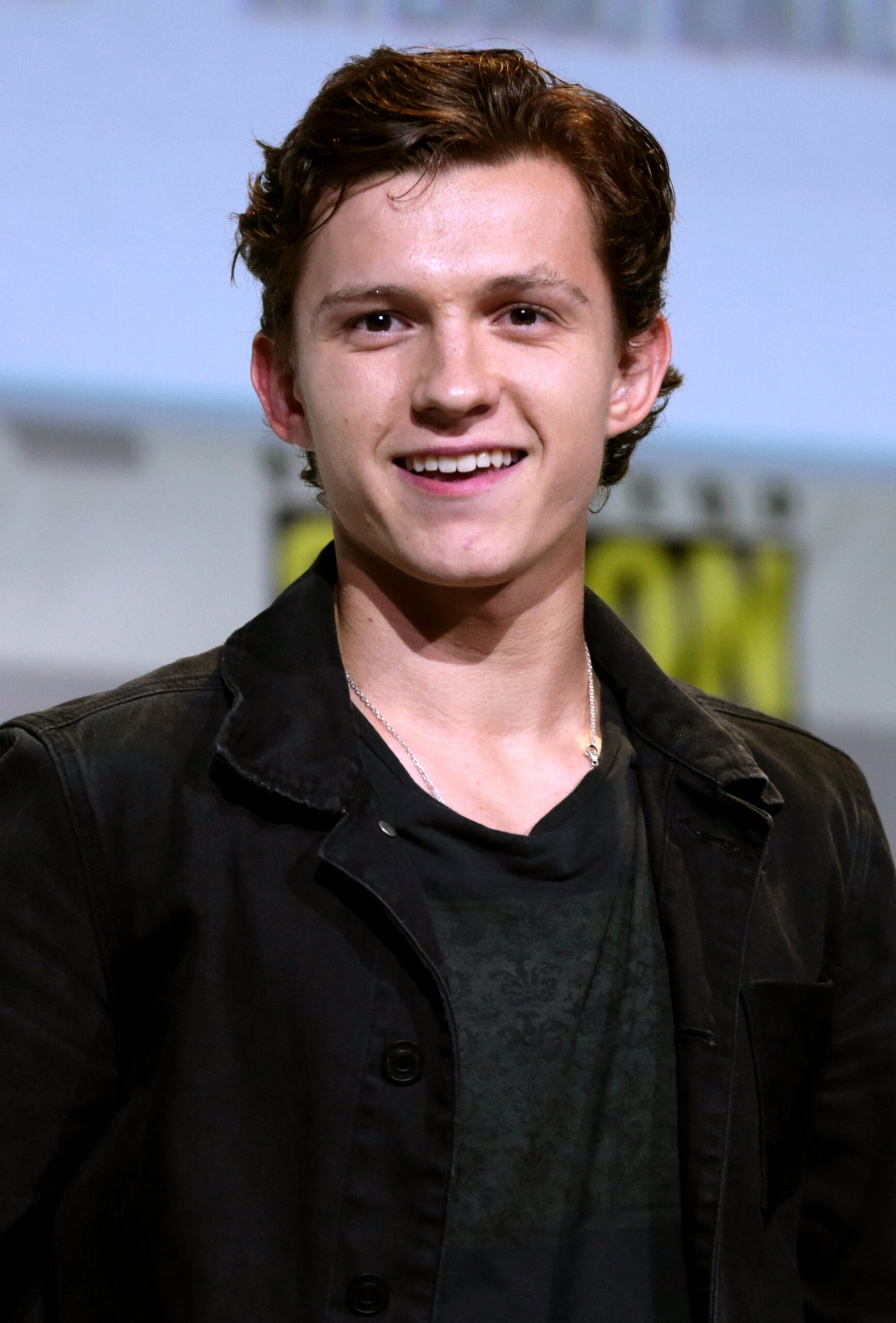 Tom Holland, protagonista de Spider-Man: Brand New Day, en un evento de 2016