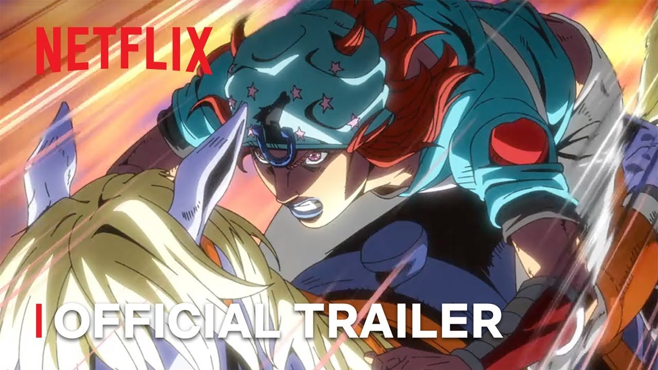 Escena de acción de Steel Ball Run, la séptima parte de JoJo's Bizarre Adventure