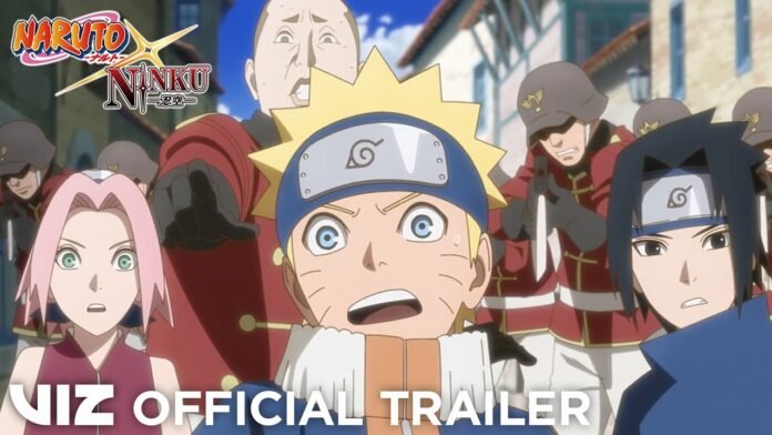 Naruto, Sakura y Sasuke en la escena del tráiler de NARUTO×NINKŪ, el crossover anunciado junto a Naruto: Shadow Rising