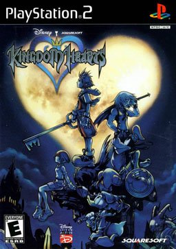 Portada original de Kingdom Hearts (2002), el primer juego de la saga